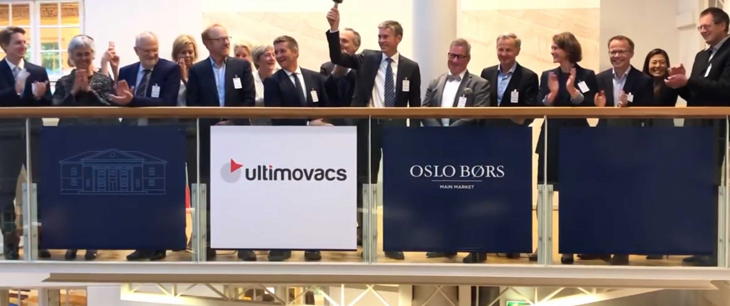 Ultimovacs enters stock exchange