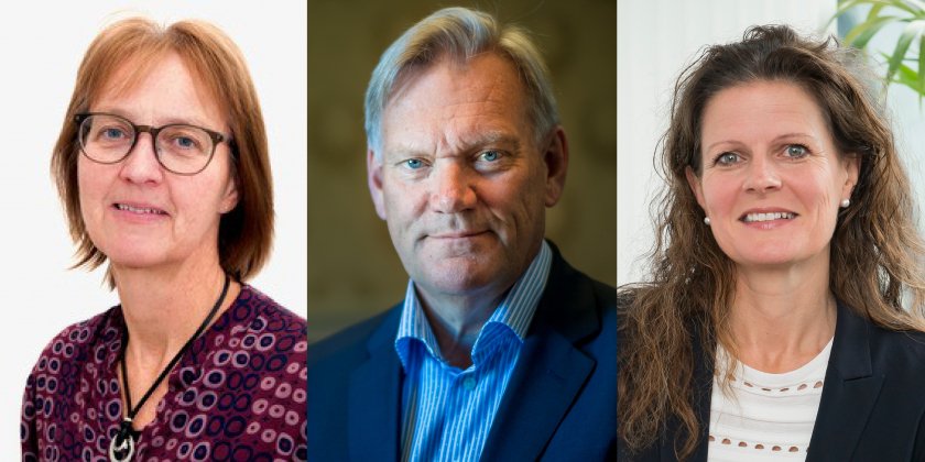 Three new board members of Oslo Cancer Cluster: Per Morten Sandset, Gunhild M. Maelandsmo and Cathrine Lofthus
