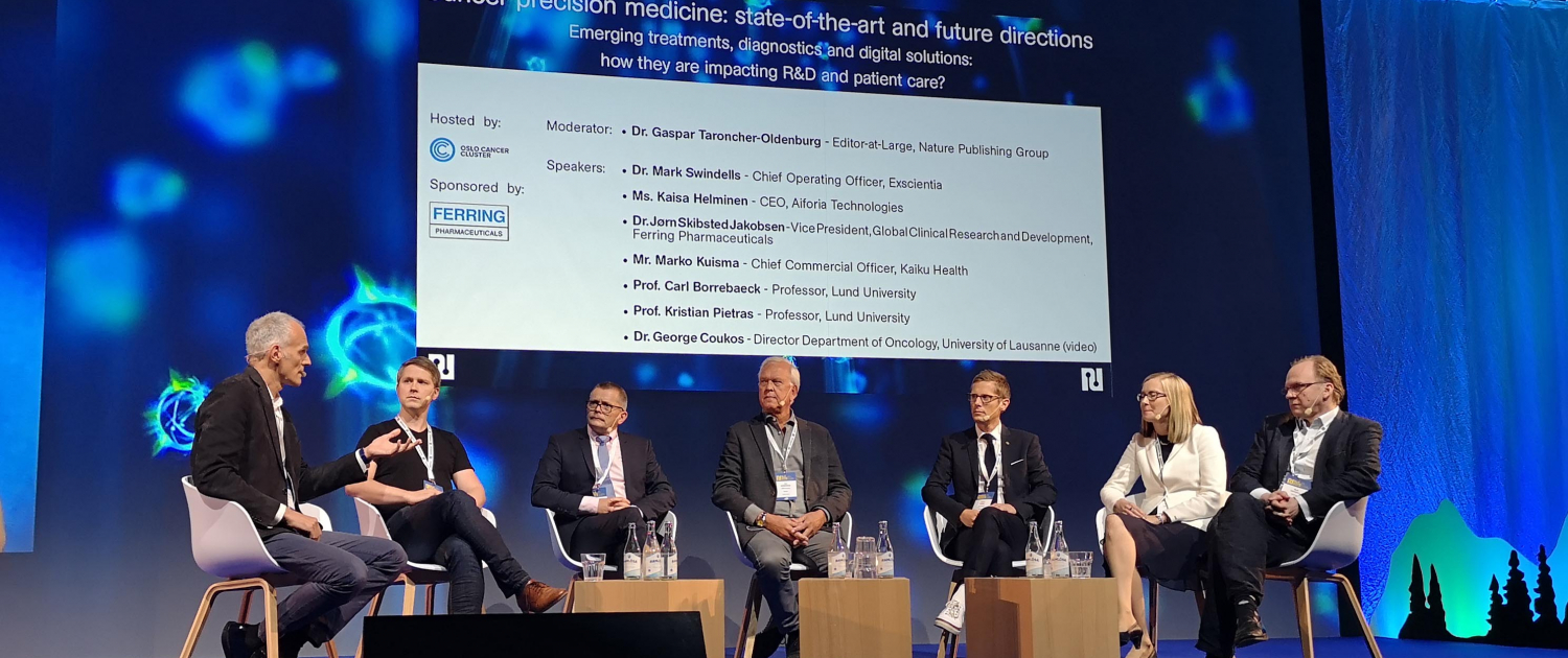 The panel discussion at the Precision Medicine session at NLS Days 2019.