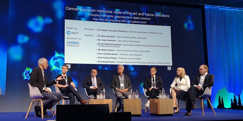 The panel discussion at the Precision Medicine session at NLS Days 2019.