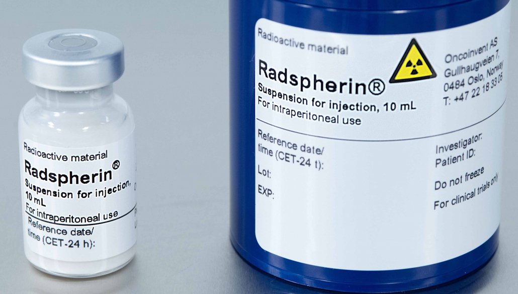 image of drug radspherin(r) from oncoinvent